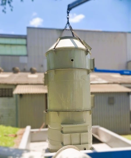 Lavador de gases para laboratório